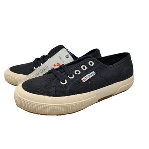 SUPERGA 2750 COTU CLASSIC BLACK UNISEX USAM 3.5 USAW 5 EUR NEW RETAIL $70